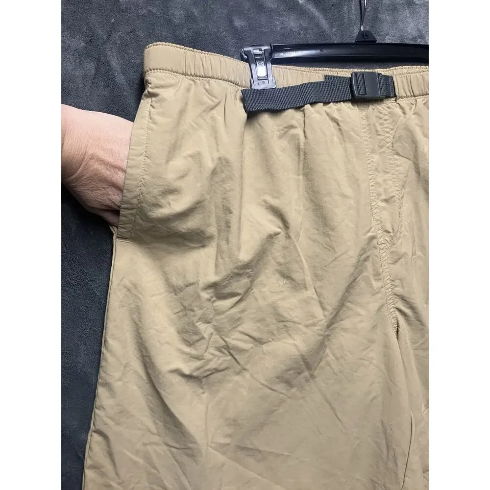 Columbia Khaki Swim Shorts Trunks Mesh Lined Quick Dry Men’s Sz XL Outdoor Hike